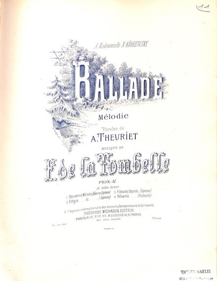 Ballade (Theuriet / La Tombelle)