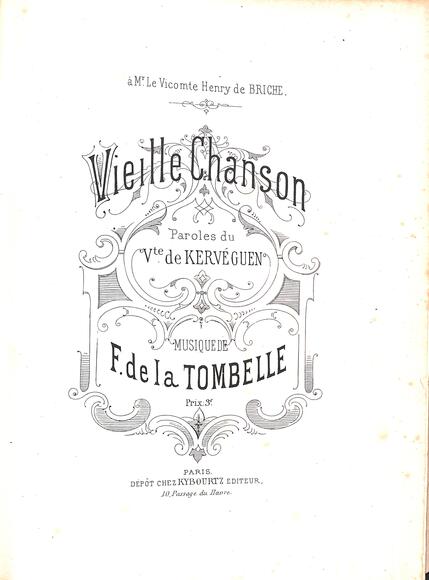 Vieille Chanson (Kervéguen / La Tombelle)