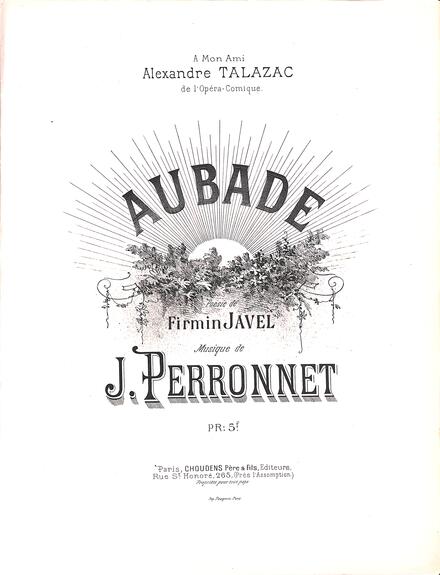 Aubade Javel Perronnet Bru Zane Mediabase https www