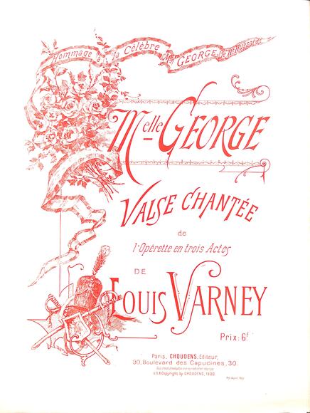 Mademoiselle George : valse (Varney)