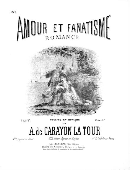 Amour et fanatisme (Carayon la Tour)