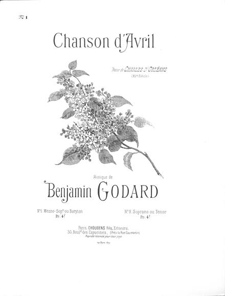 Chanson d'avril (Charles d'Orélans / Godard)