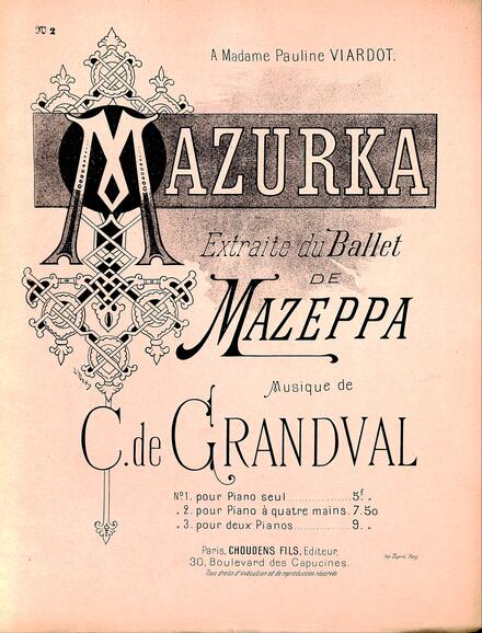 Mazeppa : Mazurka (Grandval)
