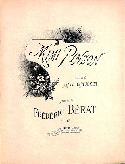 Mimi Pinson (Musset / Bérat)