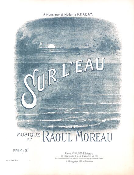 Sur l'eau (Raoul Moreau)