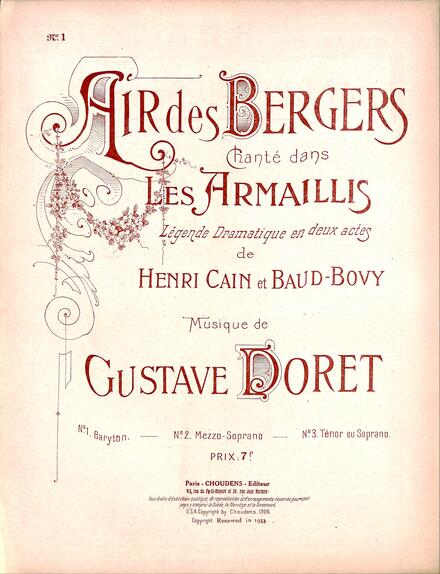 Les Armaillis : air des Bergers (Cain & Baud-Bovy / Doret)