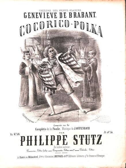 Cocorico-Polka d'après Geneviève de Brabant d'Offenbach (Stutz)