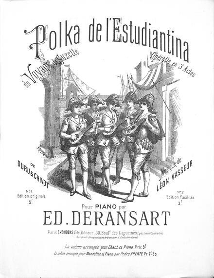 Polka de l'Estudiantina d'après Vasseur (Deransart)