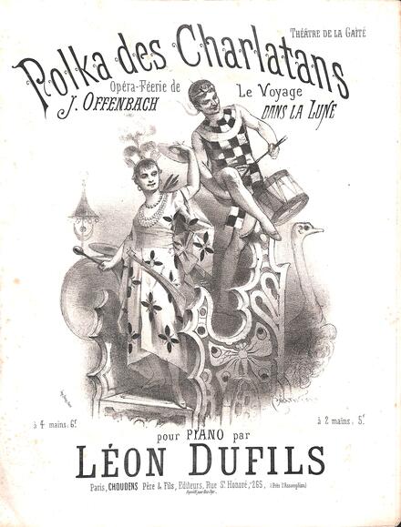 Polka des charlatans d'après Le Voyage dans la Lune d'Offenbach (Dufils)