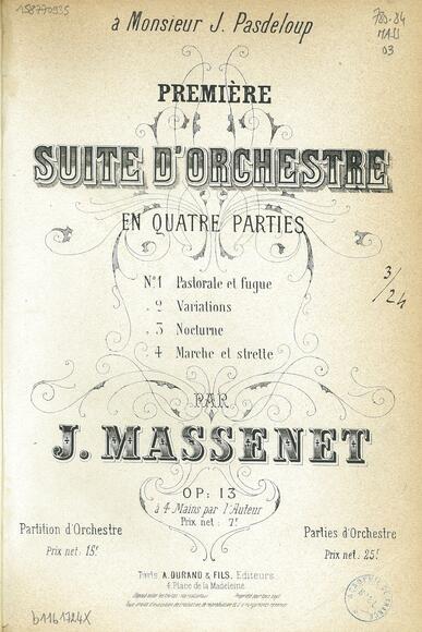 Première Suite d'orchestre (Jules Massenet)