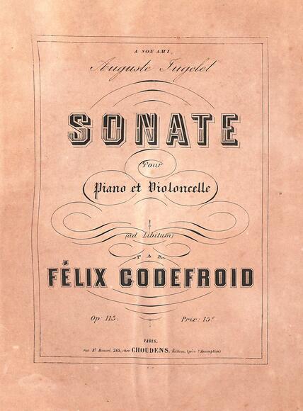Sonate pour piano et violoncelle (Godefroid)