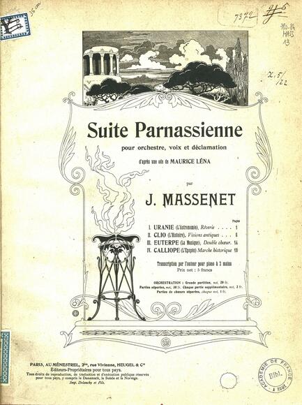 Suite parnassienne (Léna / Massenet)