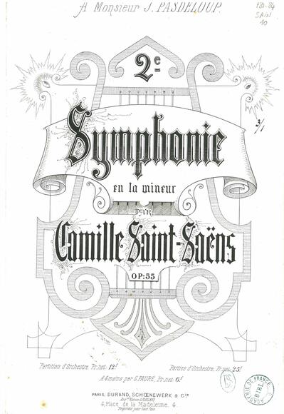 Symphonie n° 2 en la mineur op. 55 (Camille Saint-Saëns)