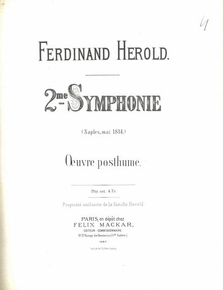 Symphonie n° 2 en ré majeur (Louis-Ferdinand Hérold)