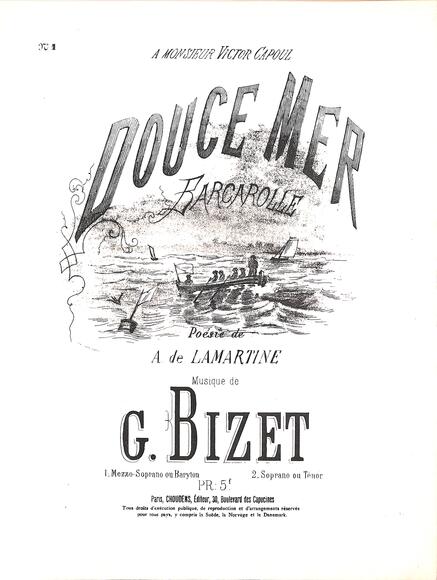 Douce mer (Lamartine / Bizet)