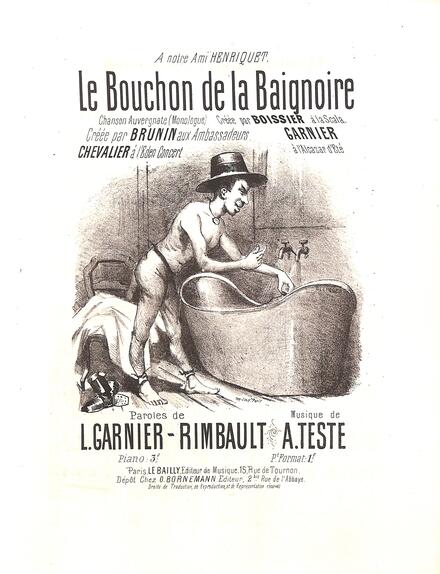 Le Bouchon de la baignoire (Garnier & Rimbault / Teste)