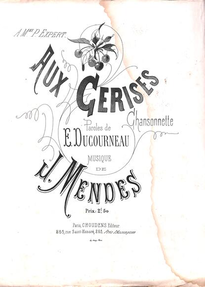 Aux cerises (Ducourneau / Mendes)