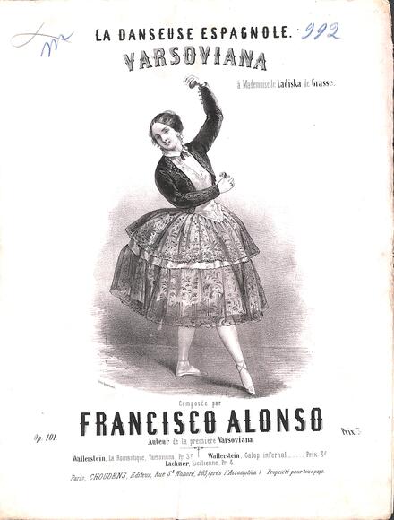 Varsoviana la danseuse espagnole (Alonso)