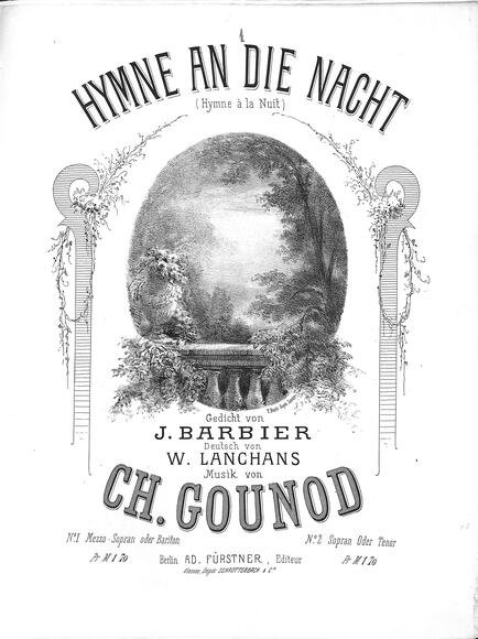 Hymne an die Nacht (Barbier & Lanchans / Gounod)