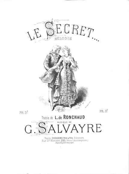 Le Secret (Ronchaud / Salvayre)