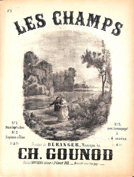 Les Champs (Béranger / Gounod)