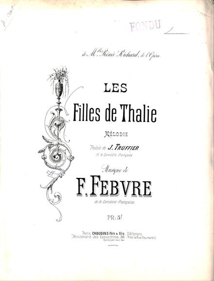 Les Filles de Thalie (Truffier / Febvre)