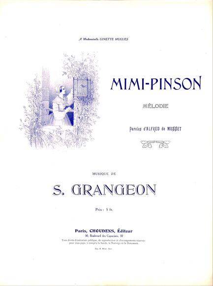 Mimi-Pinson (Musset / Grangeon)