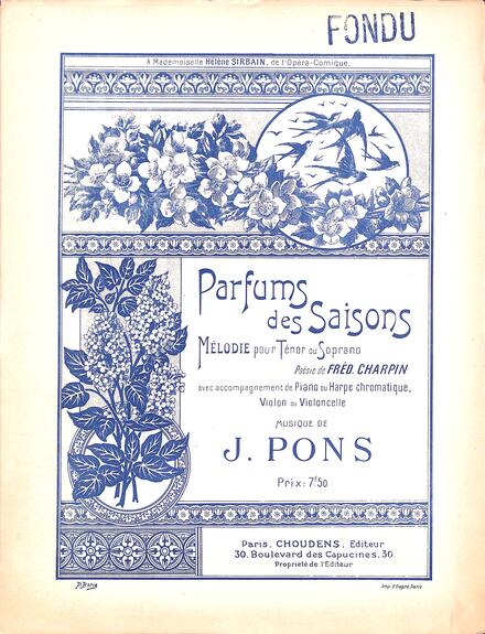 Parfums des saisons (Charpin / Pons)
