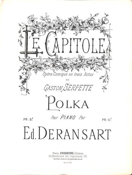 Le Capitole, polka d'après Serpette (Deransart)