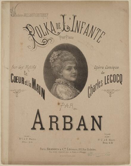 Polka de l'Infante d'après Le Cœur et la Main de Lecocq (Arban)