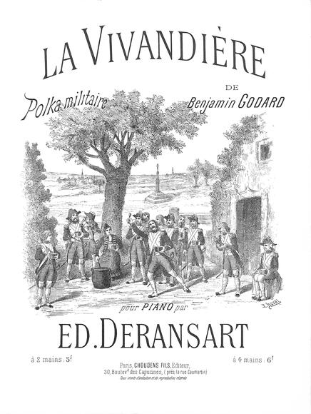 La Vivandière, polka militaire d'après Godard (Deransart)