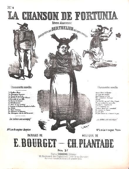 La Chanson de Fortunia (Bourget / Plantade)