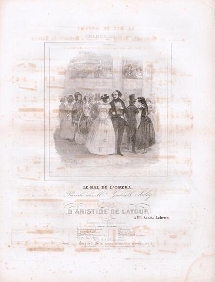 Le Bal de l'Opéra (Jobey de Ligny / Latour)