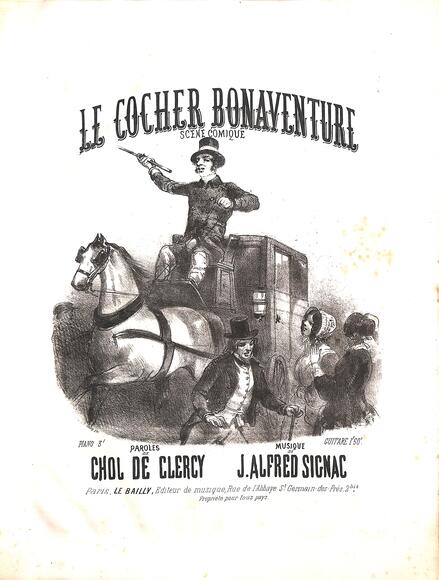 Le Cocher Bonaventure (Clercy / Signac)