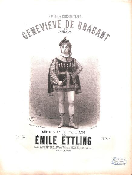Geneviève de Brabant, suite de valses d'après Offenbach (Ettling)