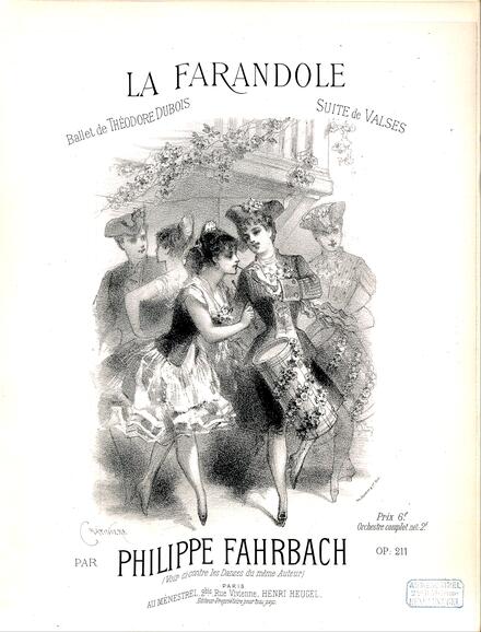 La Farandole, suite de valses d'après Dubois (Fahrbach)