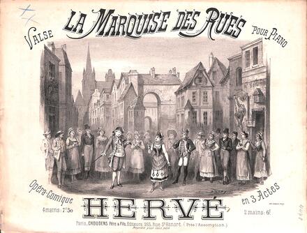 La Marquise des rues : valse (Hervé)