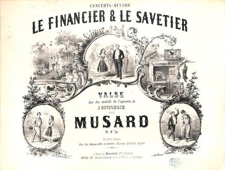 Le Financier et le Savetier, valse d'après Offenbach (Musard)