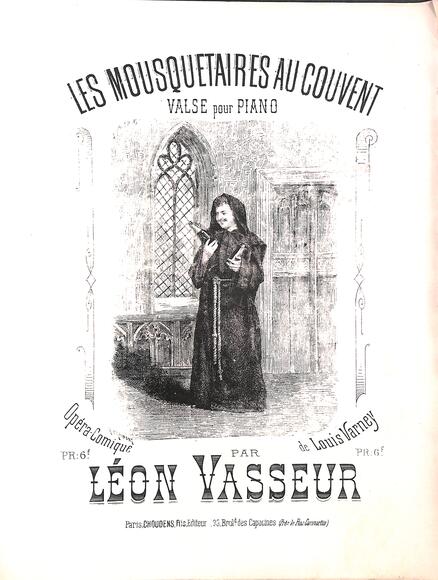 Les Mousquetaires au couvent, valse d'après Varney (Vasseur)