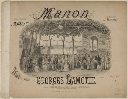 Manon, valse d’après Massenet (Lamothe)