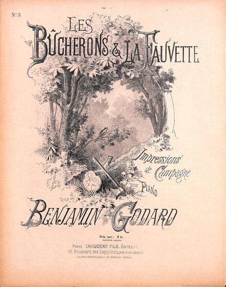 Les Bucherons et la Fauvette pour piano (Benjamin Godard)