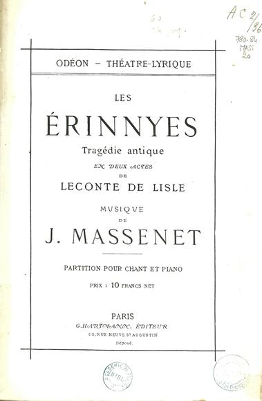 Les Érinnyes (Jules Massenet)