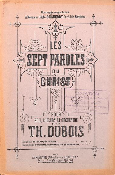 Les Sept Paroles du Christ (Théodore Dubois)