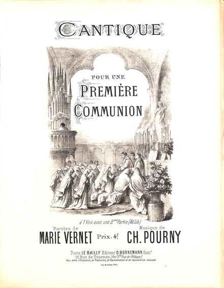 Cantique pour une première communion (Vernet / Pourny)
