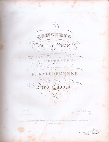 Concerto pour piano (Frédéric Chopin)