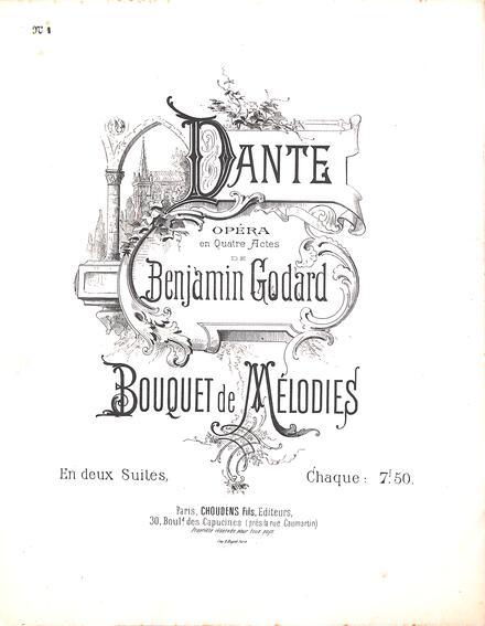 Dante : bouquet de mélodies (Godard)