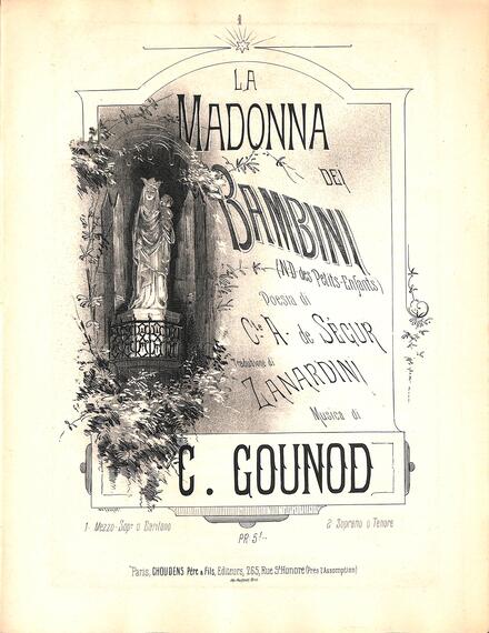 La Madonna dei bambini (Ségur & Zanardini / Gounod)