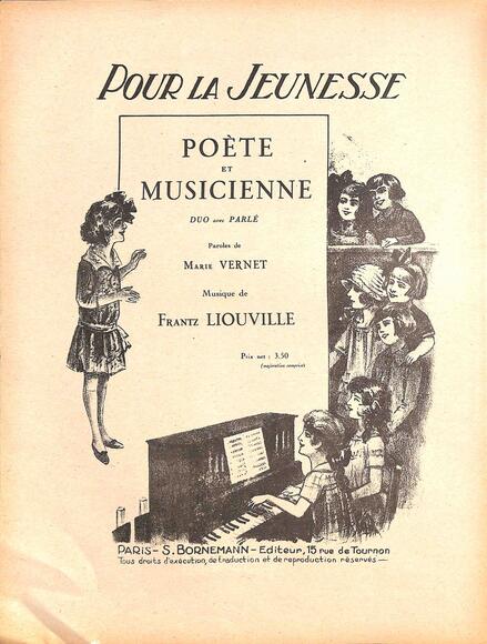 Poète et musicienne (Vernet / Liouville)