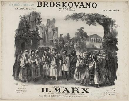 Broskovano, quadrille d’après Deffès (Marx)