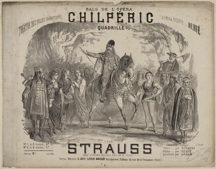 Chilpéric, quadrille d'après Hervé (Strauss)